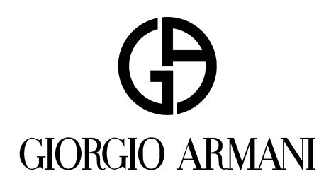 giorgio armani brand logo.